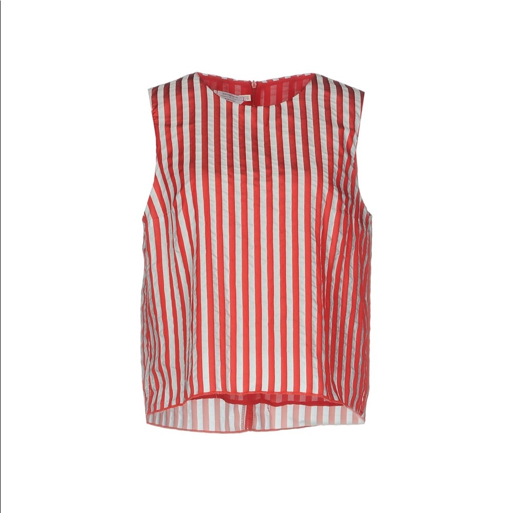 Made in Italy Biancoghiaccio striped top